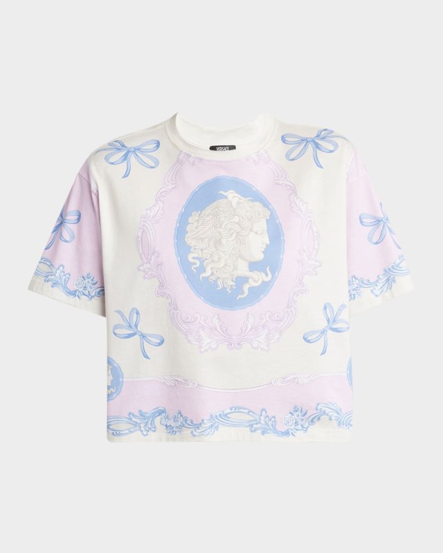 Medusa Cameo Short-Sleeve Cotton Jersey T-Shirt